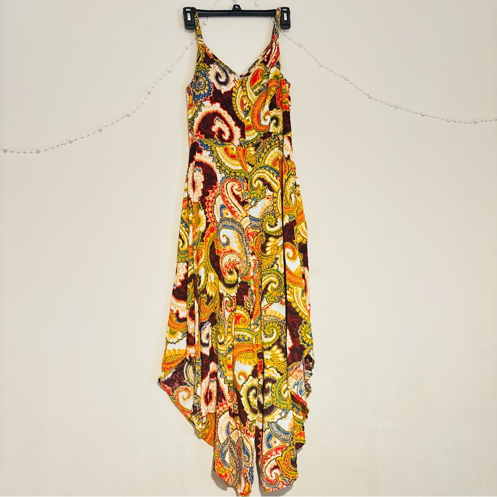 MSK Vibrant Paisley High Low Jumpsuits women’s - Picture 7 of 16